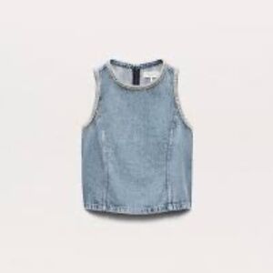 Rag & Bone Ultra Featherweight Myla Top in Pacific Jewel NEW Size SMALL